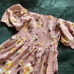 Long floral summer dress